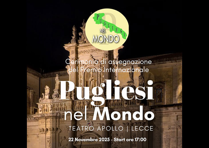 Media Partnership per XV Edizione Evento dei Pugliesi nel Mondo - richiesta collaborazione